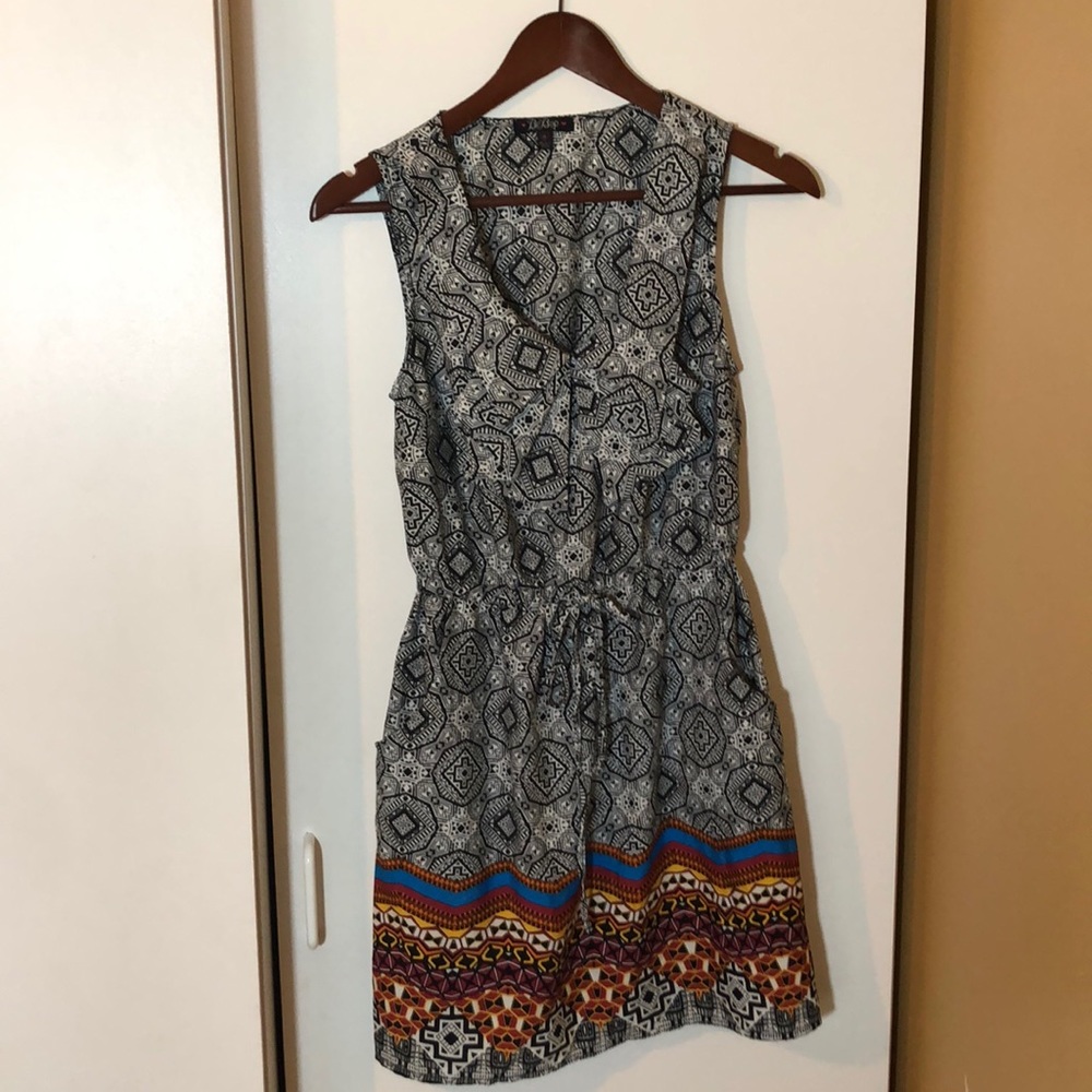 🌺 Be Bop Colorful Tribal Printed Dress